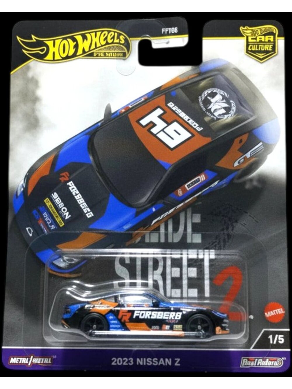 Hot Wheels Car Culture Slide Street 2 Nissan Z HKC86 1 64 Real Riders JDM Drift